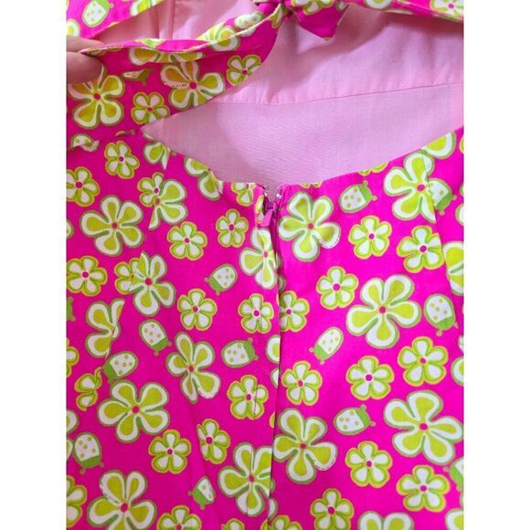 VTG Lilly pulitzer Sleeveless Floral Mini Dress 4 - Picture 6 of 7